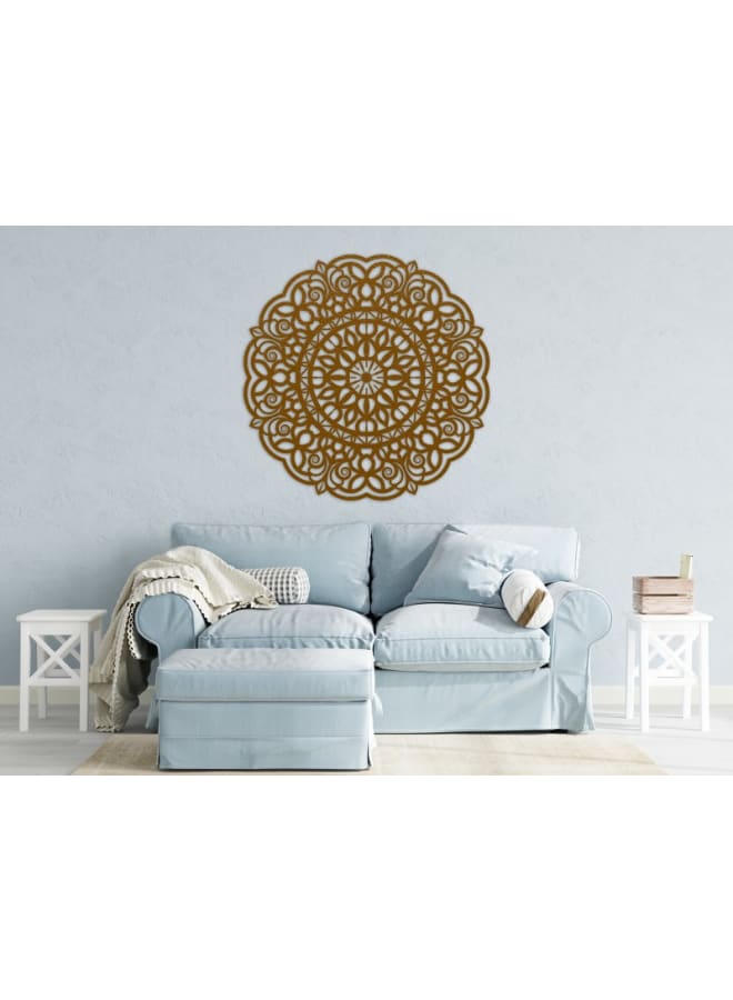 هوم جاليري لوحة فنية جدارية خشبية ماندالا ثلاثية الأبعاد - Image 4