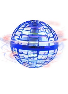Flying Ball Toy – Upgraded Hover Spinner Boomerang with 360° Rotating LED Lights, Hand-Operated Mini Drone for Kids