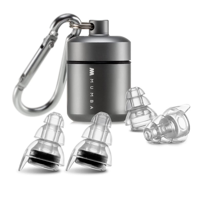 Mumba High Fidelity Concert Earplugs, Reusable Musicians Ear Plugs, 24dB Advanced Filter Technology Ear Protection - Image 1