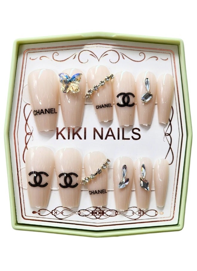 KIKI False Nails -12Pieces Multicolour 
