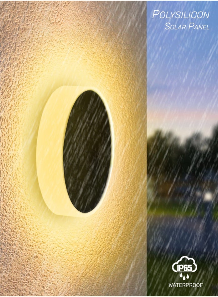 Vmax 6-Pack Solar Square Garden Lights Outdoor Warm White LED Spike Lamps, Waterproof Wall Mount & Pathway Lighting for Lawn, Yard, Patio, and Driveway - Image 5