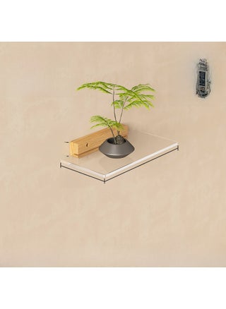 Modern Acrylic Wooden Wall Shelf Only partition-wood color 15x30 - pzsku/Z788AAFDED495624FDA0EZ/45/_/1725161008/944c9538-9bd6-4280-bc8e-92e677a7a82f