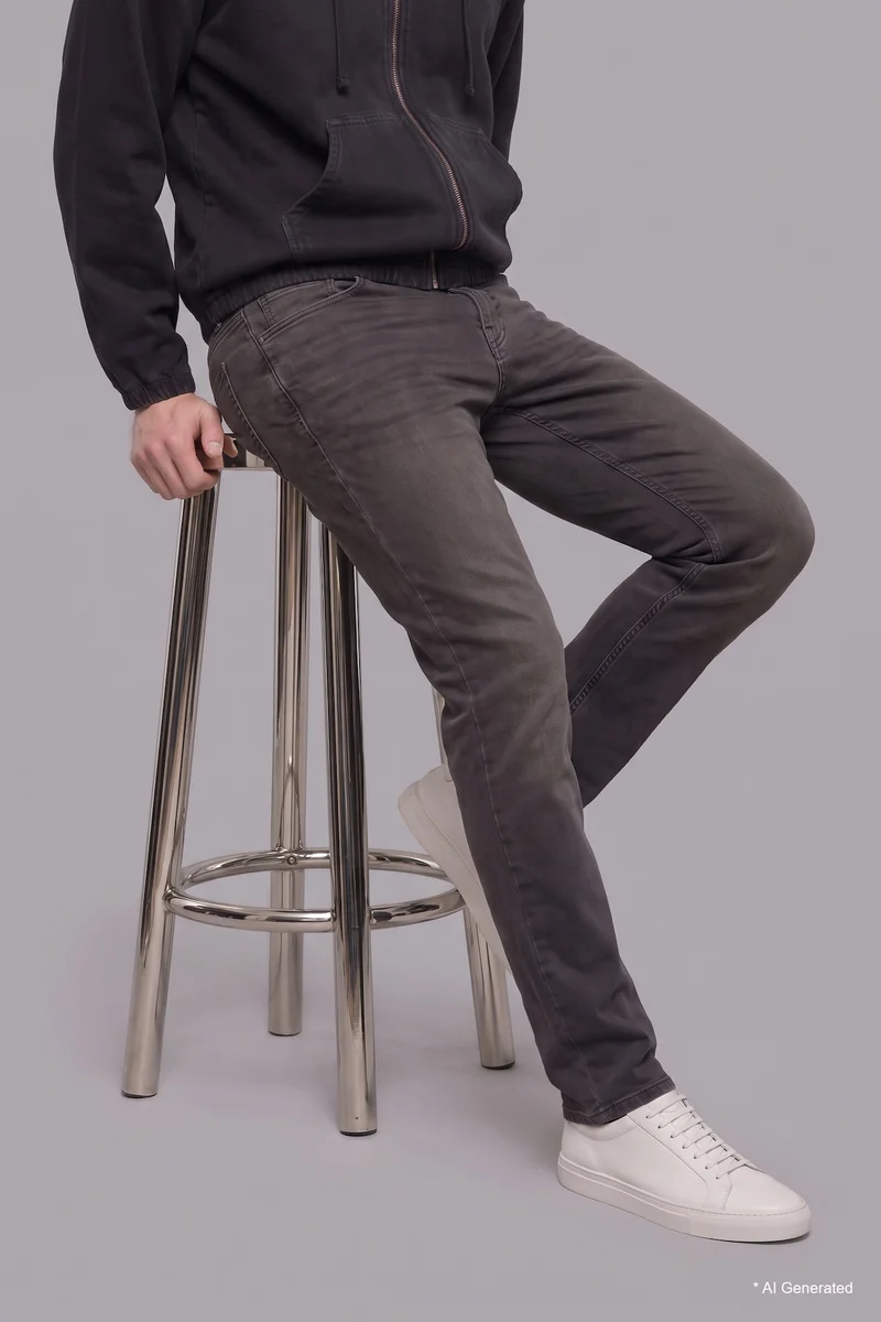 Defacto  Sergio Regular Fit Regular Waist Straight Leg Jeans for Men | Best Price UAE