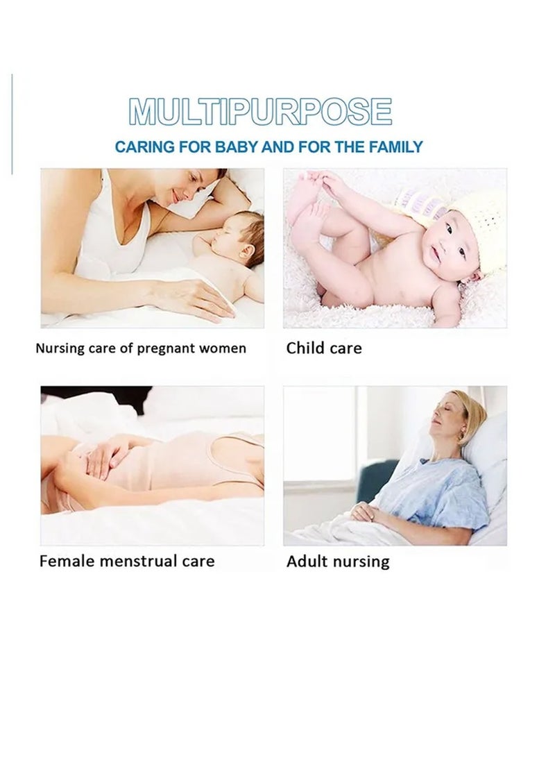 A to Z - Disposable Changing Mat size (45cm x 60cm) Large- Premium Quality for Baby Soft Ultra Absorbent Waterproof - Pack of 36 - White - Image 4