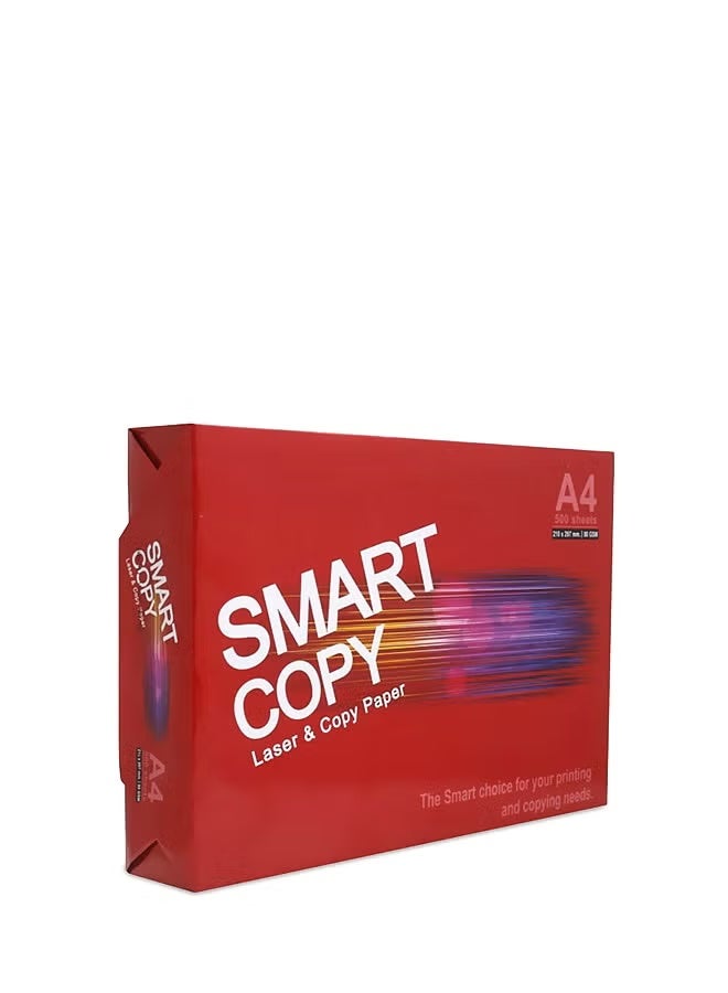 SMART COPY ,Printer Copy Paper, Size A4, GSM 80, 500 Sheets (Bundle of 5) A4 - Image 2