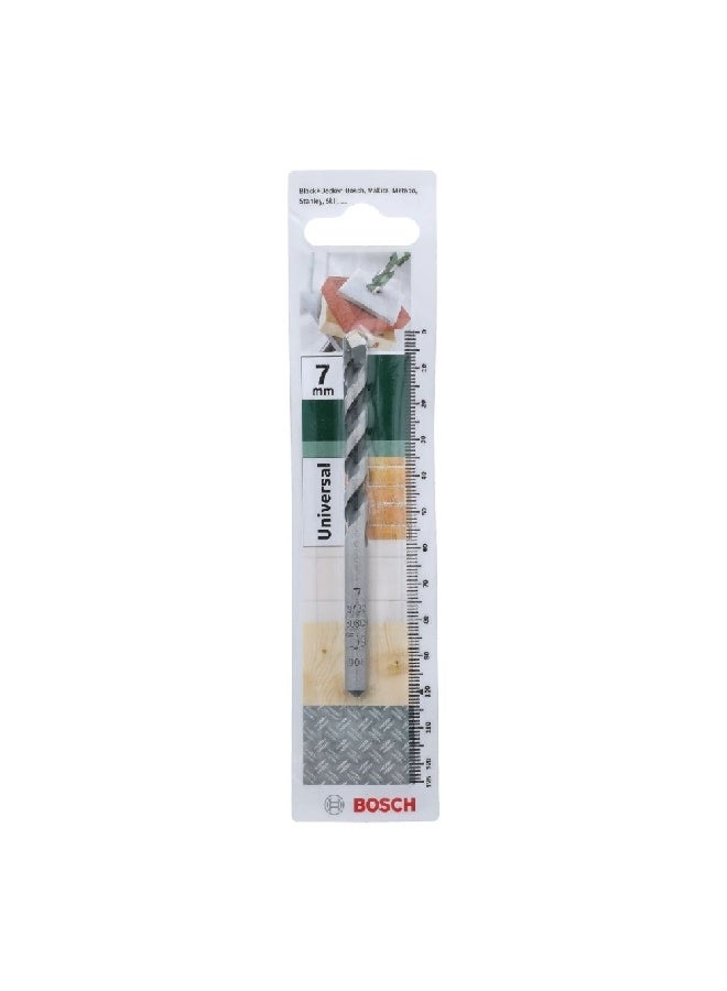 BOSCH Universal Multi-Purpose Drill Bit Silver and Grey 7 x 100 mm JE2 609 255 476 - Image 1