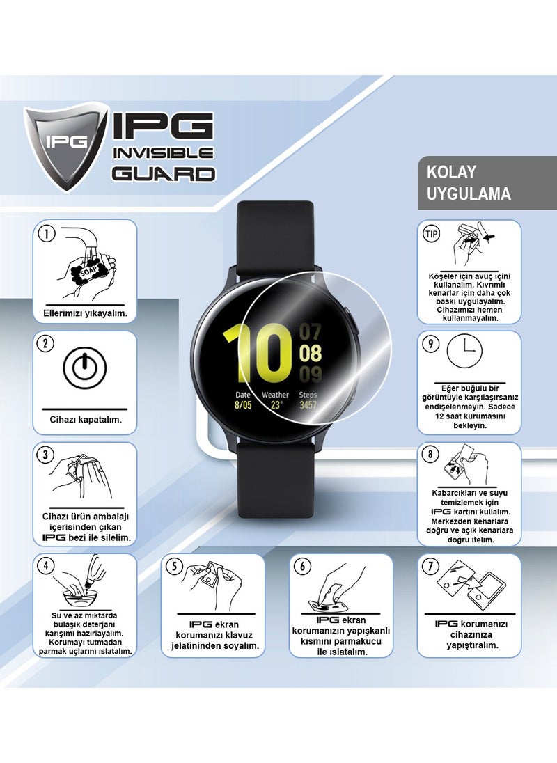 IPG - Amazfit T-Rex 3 Compatible Hydrogel Screen Protector (2 Pieces) - Image 1