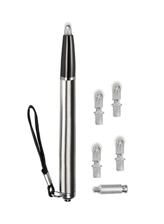 NIBEMINENT Eyebrow Tattoo Microblading Pen Set Silver - Image 1