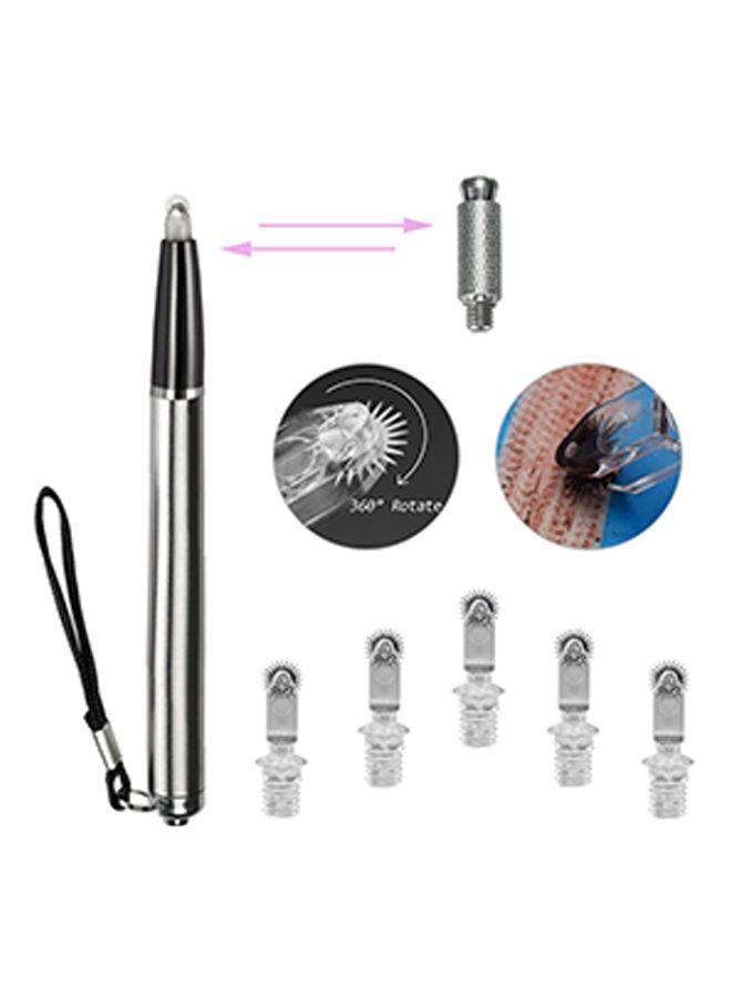 NIBEMINENT Eyebrow Tattoo Microblading Pen Set Silver - Image 2