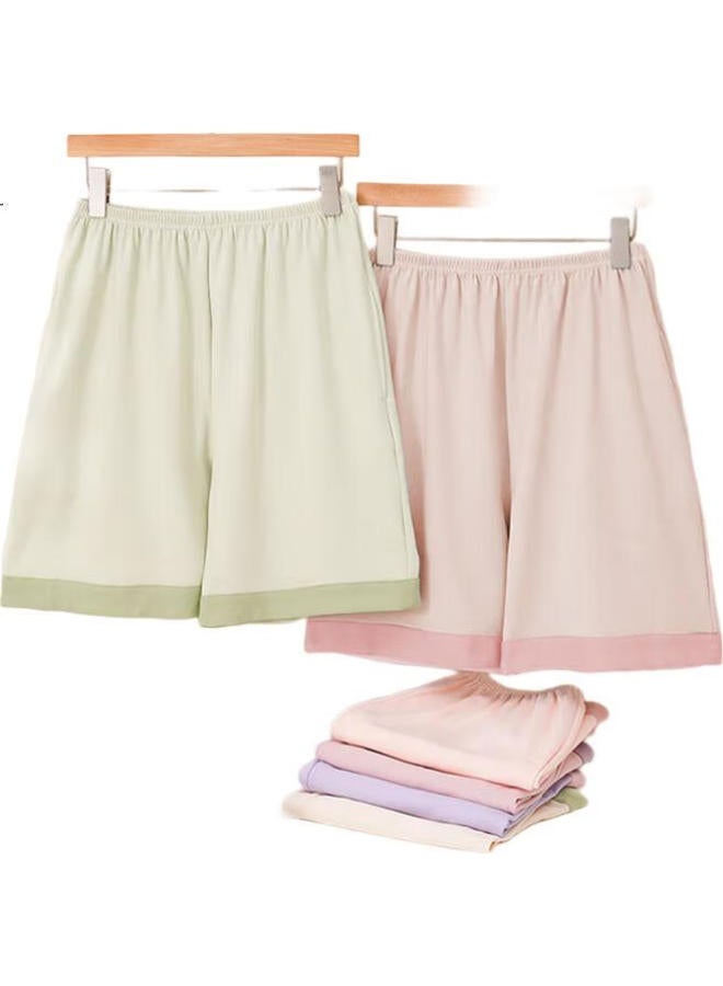 Joae 100% Cotton Women'S Home Pants Five-Point Pajamas Women'S Shorts Spring And Summer Casual Sports Loose-Fit L - Image 1