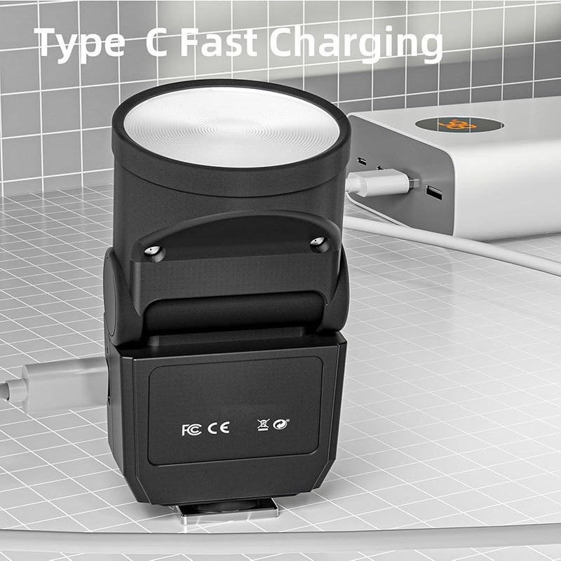 GN8 6500K CRI97 Universal Hot Shoe Flash Portable External Fill Light for Digital Cameras - Image 4