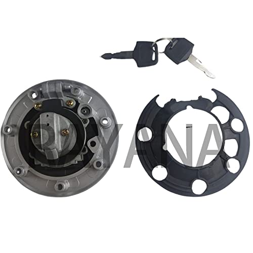 RAYANA Gas Fuel Tank Cap Cover Lock Key Compatible For Kawasaki Ninja ZX6R ZX7R ZX9R ZX11 Ninja 250R 500R EX250 EX400 EX500 - Image 2