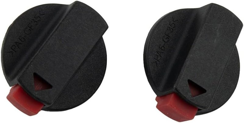 مطرقة الحفر مفتاح الضغط مقبض دوار 2 قطعة بلاستيك مع أجزاء حديدية لموديلات GBH2 24 و GBH2 26 أسود وأحمر - Image 4