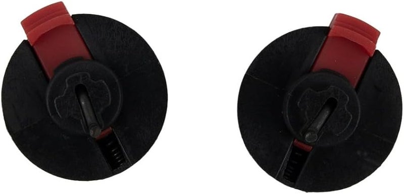 مطرقة الحفر مفتاح الضغط مقبض دوار 2 قطعة بلاستيك مع أجزاء حديدية لموديلات GBH2 24 و GBH2 26 أسود وأحمر - Image 5