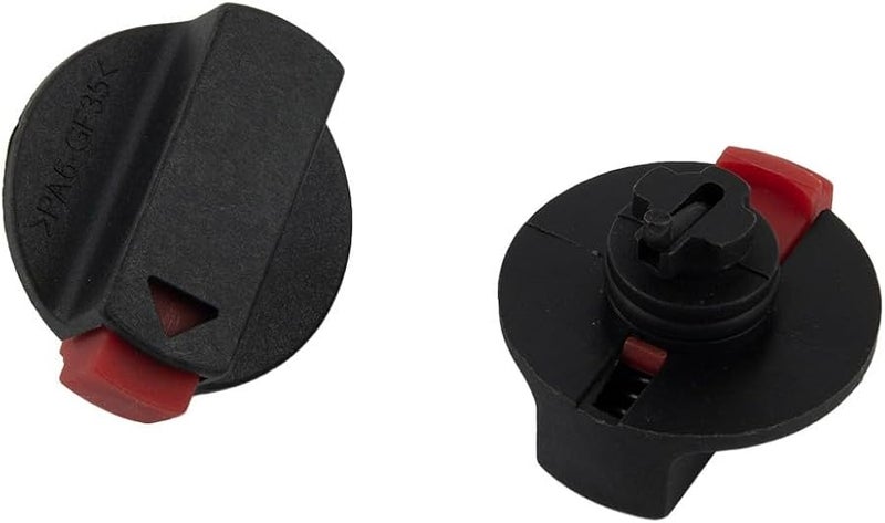 مطرقة الحفر مفتاح الضغط مقبض دوار 2 قطعة بلاستيك مع أجزاء حديدية لموديلات GBH2 24 و GBH2 26 أسود وأحمر - Image 1