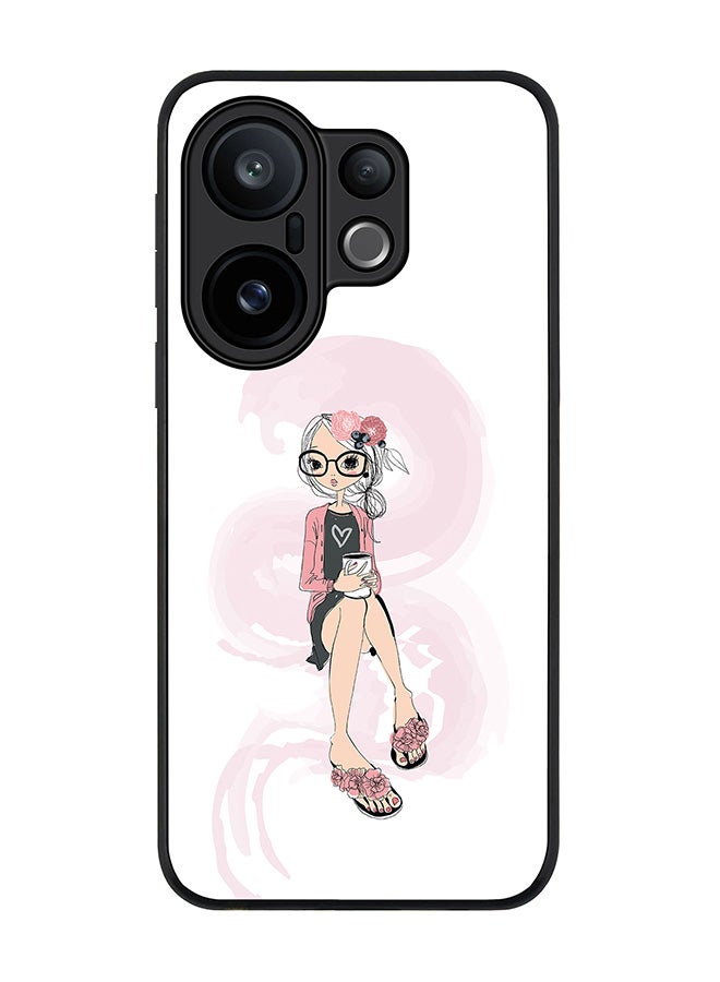 Stylizedd For vivo X200 FE / S30 Pro mini Case,Slim fit Camera Protection, Shockproof Thin Phone cover  - Nerdy Cute