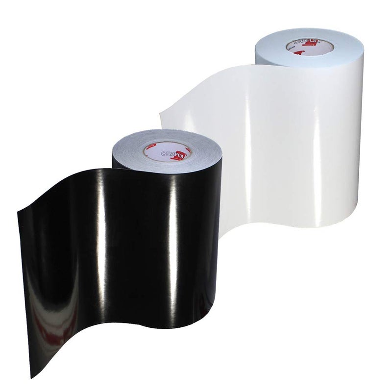 ORACAL 651 MultiColor Vinyl Starter Kit 12 x 5ft 2Roll Bundle Gloss BlackWhite