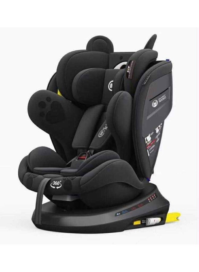Kidilo 360 Rotation Isofix Car Seat Designed Specifically for Child Safety, Padded Cabotne, Perfect Choice for Families on the Go
