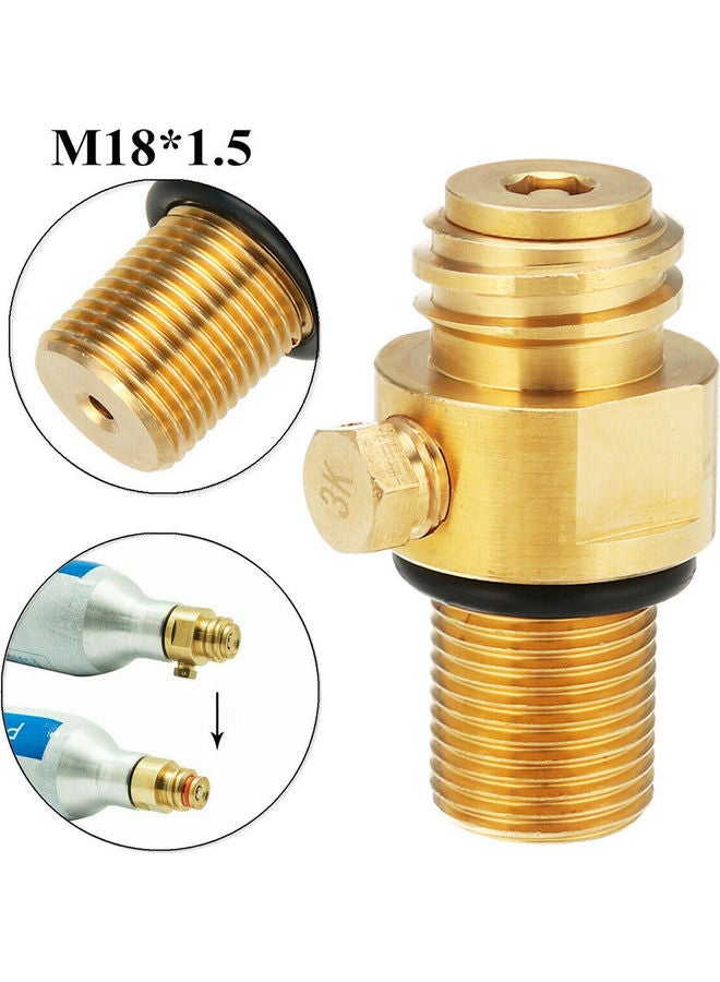 NIBEMINENT Valve Adaptor Gold - Image 3