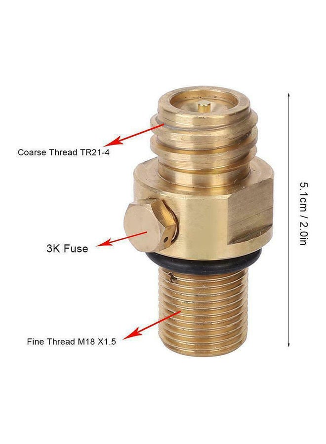 NIBEMINENT Valve Adaptor Gold - Image 4