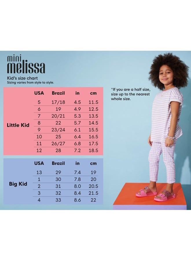 Mini Melissa Ultragirl Springtime Peep-Toe Mary Jane Shoes for Babies & Toddlers, Glitter Pink, 7 Little Kid - Image 4