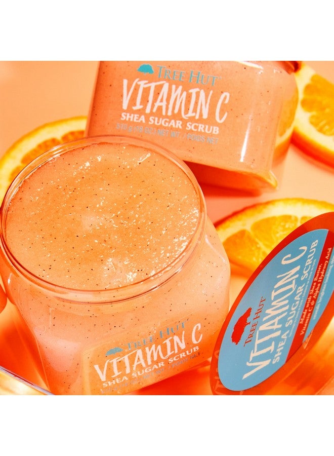 Tree Hut Vitamin C Shea Sugar Scrub, 18 oz, Ultra Hydrating and Exfoliating Scrub for Nourishing Essential Body Care - Image 2