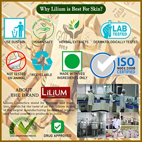 Lilium Radiant Gold Face & Body Massage Cream 250gm, For Younger Looking Skin, Lavish Gold Infusion, Promotes Skin Elasticity, Deep Nourishment, Radiant & Luminous Glow, All Skin Types - Image 2