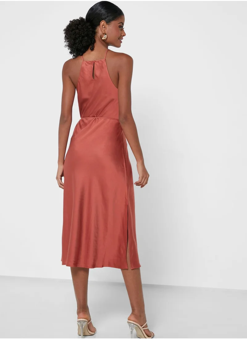 The Fifth Halter Neck Shift Dress