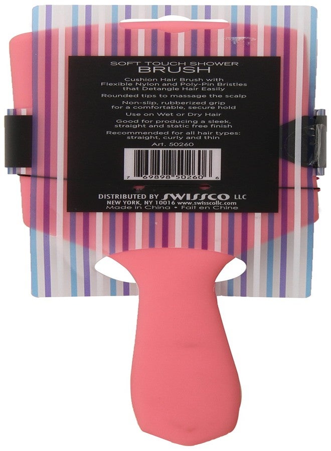 Swissco Soft Touch Paddle Shower Brush, Colors May Vary - Image 2