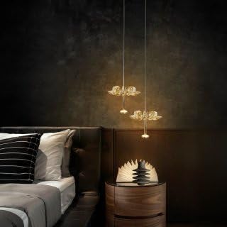Harold Electricals Modern Sunburst Hanging Pendent Light Fixture for Living Room, Bedroom, Kitchen Island, café & Home Décor - Inbuilt LED (Pack of 2) - Image 2