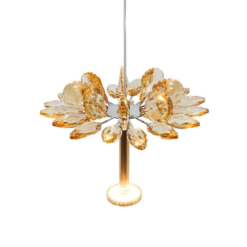 Harold Electricals Modern Sunburst Hanging Pendent Light Fixture for Living Room, Bedroom, Kitchen Island, café & Home Décor - Inbuilt LED (Pack of 2) - Image 3