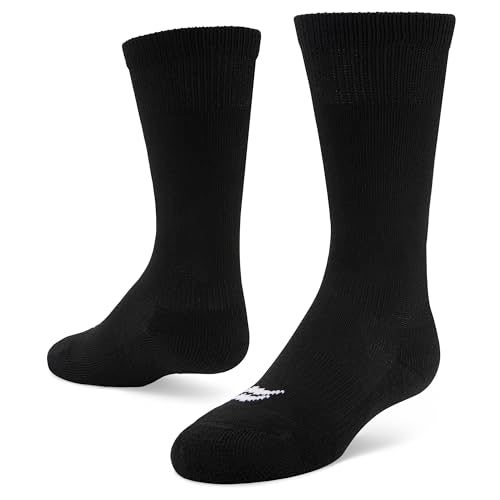 Sof Sole Baseball/Softball Over-the-Calf Team Athletic Performance Socks (2 Pair), Large, Black - Image 5