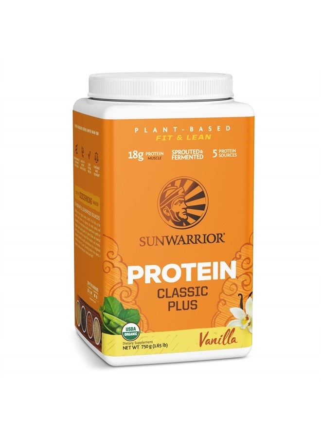 SUNWARRIOR Organic Classic Plus Vanilla, 750 GR - Image 1