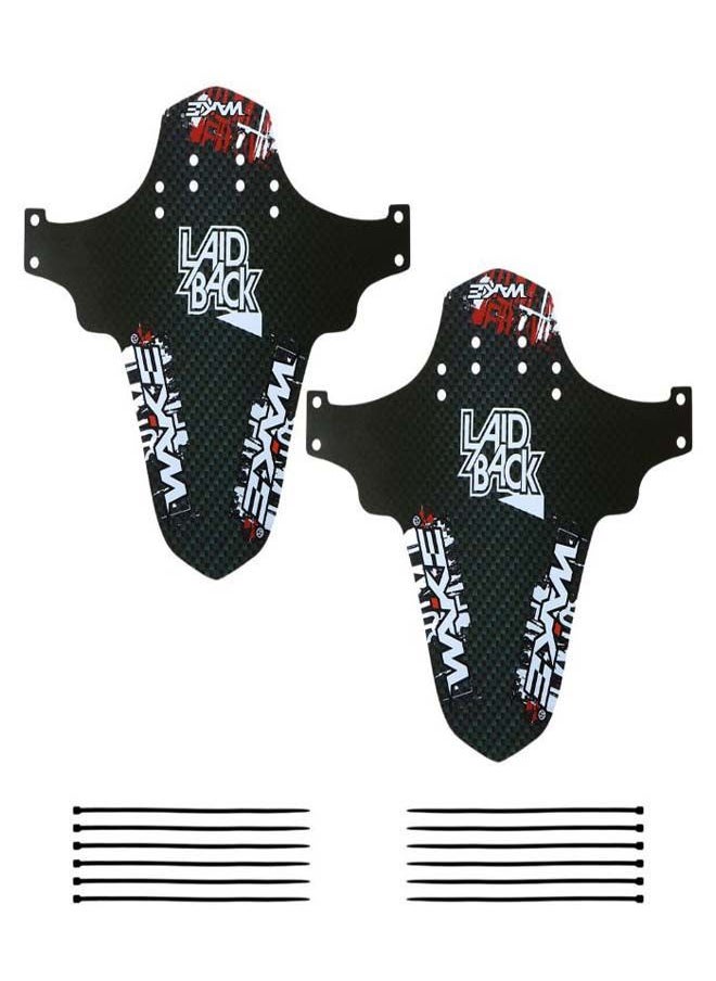 NIBEMINENT 2-Piece Ultrathin Bicycle Front Mudguard Fender Set  - Image 1