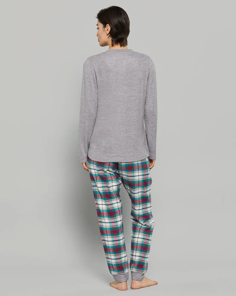 La Senza La Senza Fluffly Flannel Casual Pajama Set
