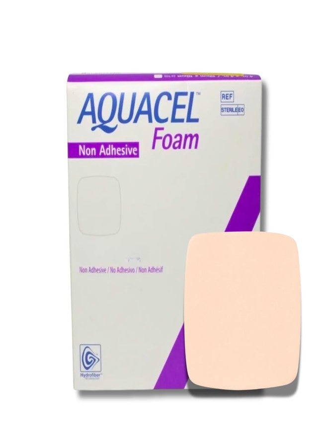 convatec Aquacel Nonadhesive Without Border Foam Dressing, 6 x 6 Inch, ConvaTec 420635, 1 Count - Image 1
