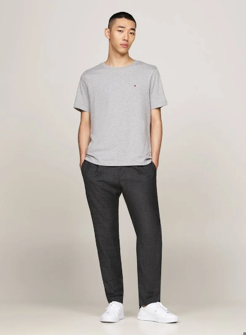 TOMMY HILFIGER Crew Neck Heathered T-Shirt