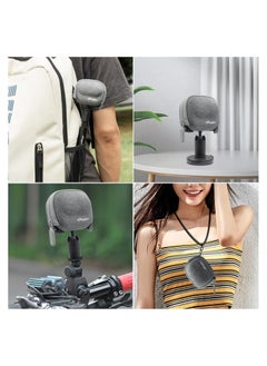 KASTWAVE Small Carrying Case for Insta360 GO 3, Camera Accessories Kit Hard Protective Bag, Travel Bag Half Open Zipper Connectable to Selfie Stick Tripod, for Insta360 GO 3 Action Camera  - Image 4