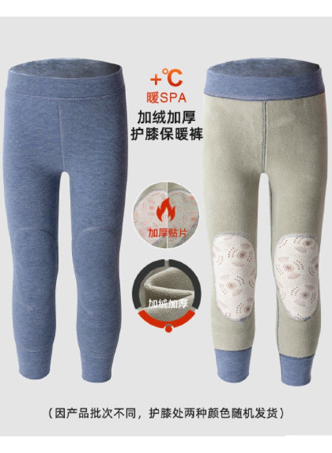 Zuoxi Boys' Pants Inner Wear Children's Trousers Autumn High Waist Elastic School Uniform Essential Layering Mid-size Kids Thermal Underwear Children's Clothing - Image 1