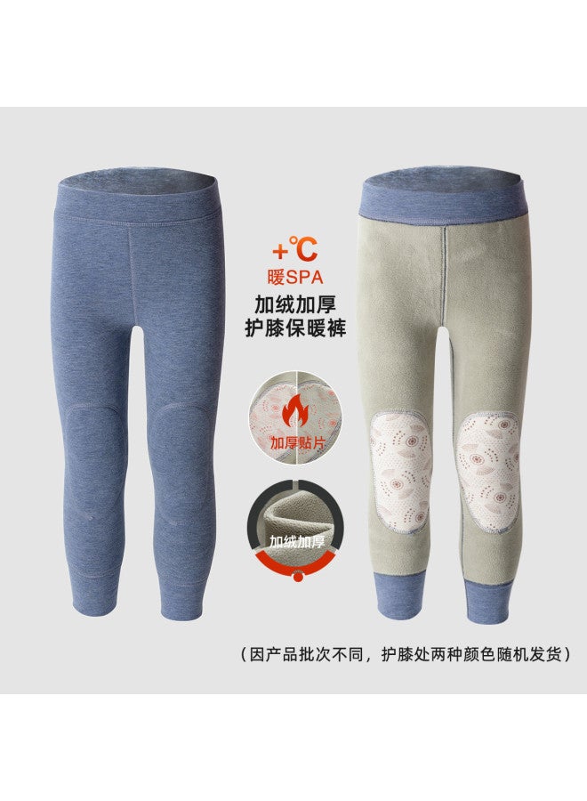 Zuoxi Boys' Pants Inner Wear Children's Trousers Autumn High Waist Elastic School Uniform Essential Layering Mid-size Kids Thermal Underwear Children's Clothing - Image 3