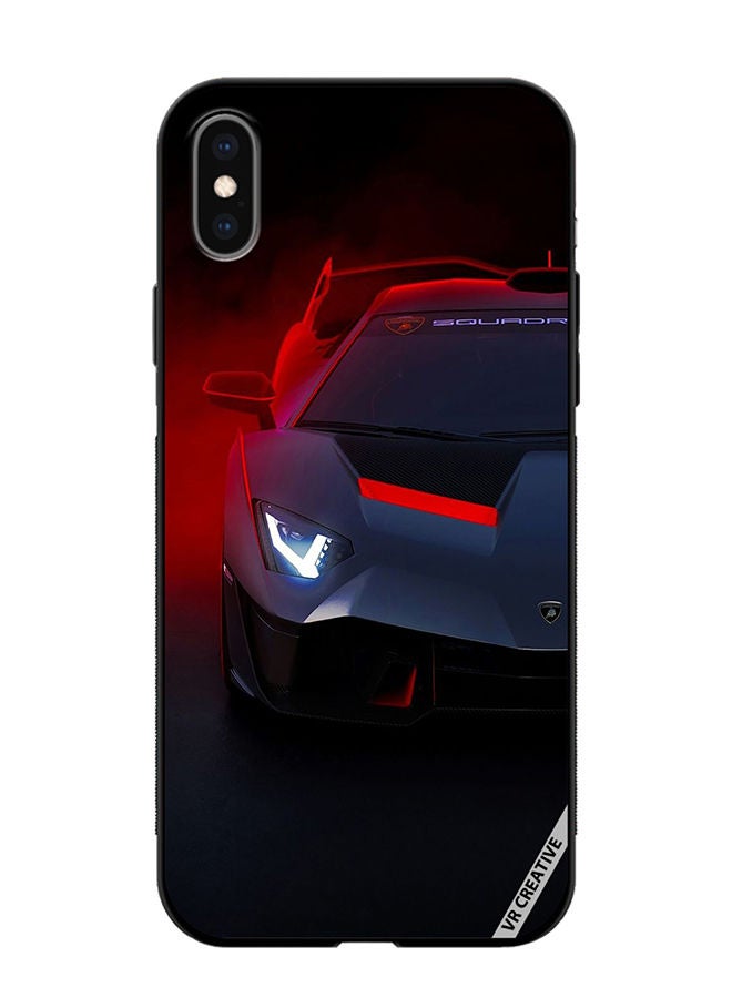 VR CREATIVE Protective Case Cover For Apple iPhone XS Max Lamborghini Sc18 Design Multicolour - Image 1