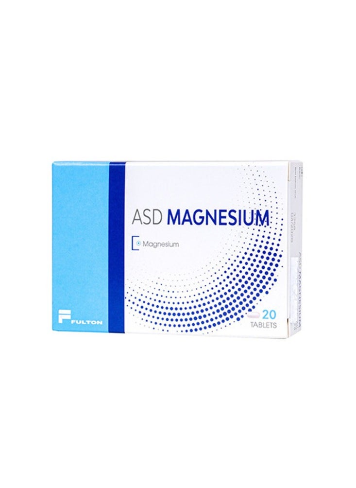 ASD - Magnesium Tablets (20s) - Image 1