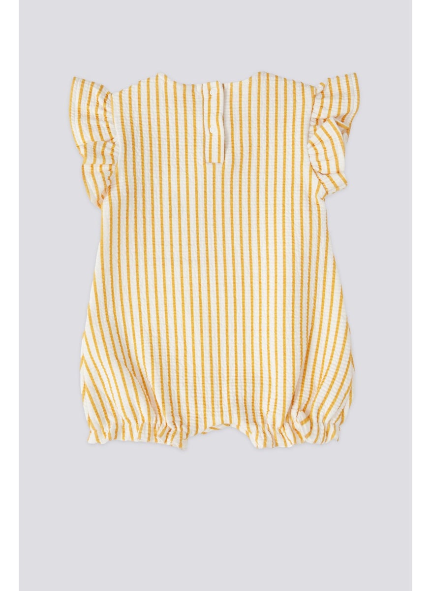 U.S. Polo Assn. - Baby Girl Cream Pajama Set 50303760-VR071 - Image 1