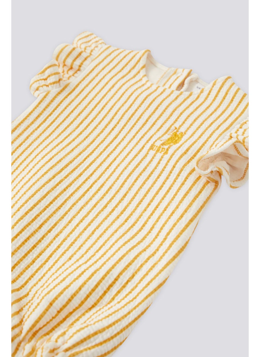 U.S. Polo Assn. - Baby Girl Cream Pajama Set 50303760-VR071 - Image 1
