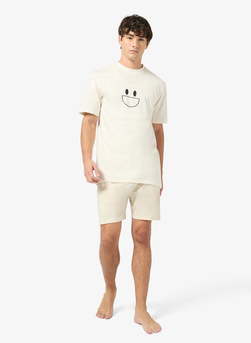Seventy Five Nightwear T-Shirt & Shorts Set - Image 1