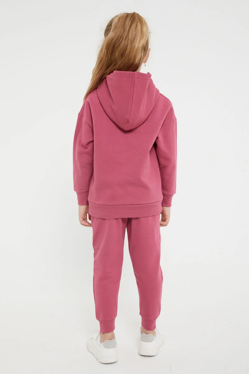 يو اس بولو اسن BASE. Polo Assn. Base. Polo Assn Licensed Classic Dried Rose Girl Tracksuit Set
