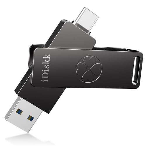 iDiskk USB C Flash Drive 1TB Speed up to 1000MB/s Memory Stick, Type C+USB A 3.2 Gen2 Portable External Solid State SSD Thumb Drive for iPhone 15 USB C iPad, MacBook,Laptops,Android Phone and PC - Image 1
