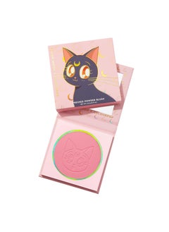 ColourPop x Sailor Moon Silky Powder Blush - Long-Wear Blush for Cheeks with Medium-Buildable Coverage - Leaves Skin with a Soft, Matte Finish - From the Moon (0.21 oz)