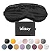 Blissy Silk Sleep Mask Eye Sleeping Mask for Women Men for Total Blackout 100 Pure Mulberry Silk 22 Momme 6a Fibers Blindfold Sleep Mask Side Sleeper Eye Cover Non Adjustable - Image 1