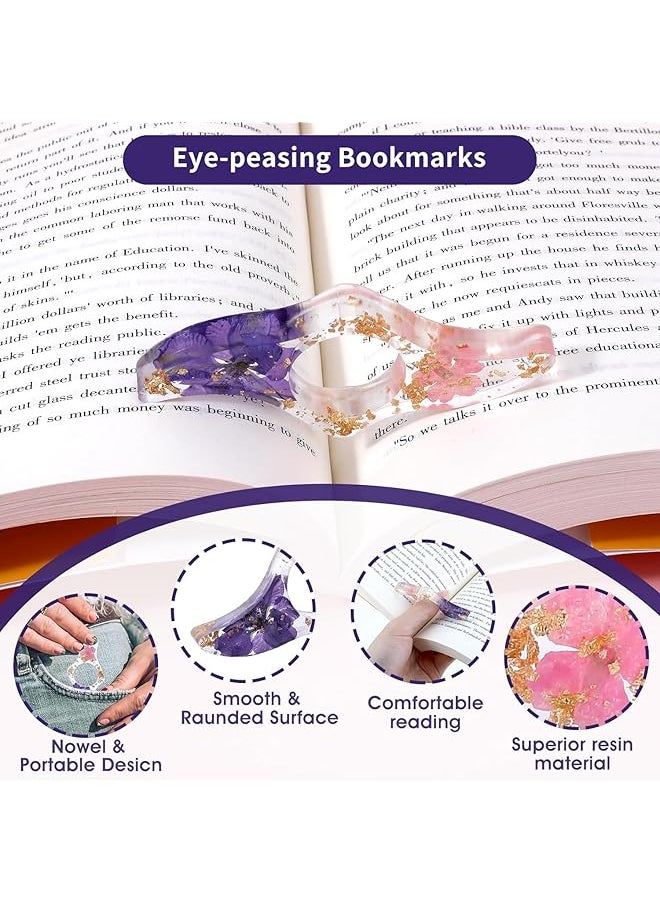 3Pcs Thumb Book Page Holder Dried Flower Resin Book Holders For Reading Book Finger Holder Ring Transparent Bookmark Book Opener Holder Reading Book Accessories Gift For Book Lovers - pzsku/Z788CD39E5CF47D52259CZ/45/_/1740917240/07218135-55b9-4903-807b-e8206a4eea5d